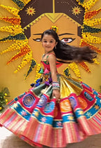 Aarohi Multicolour Ghughri Designer Lehenga Choli