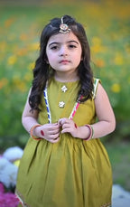 Little Blossom Olive Dress