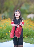Noor Black & Ruby Kids Co-ord Set