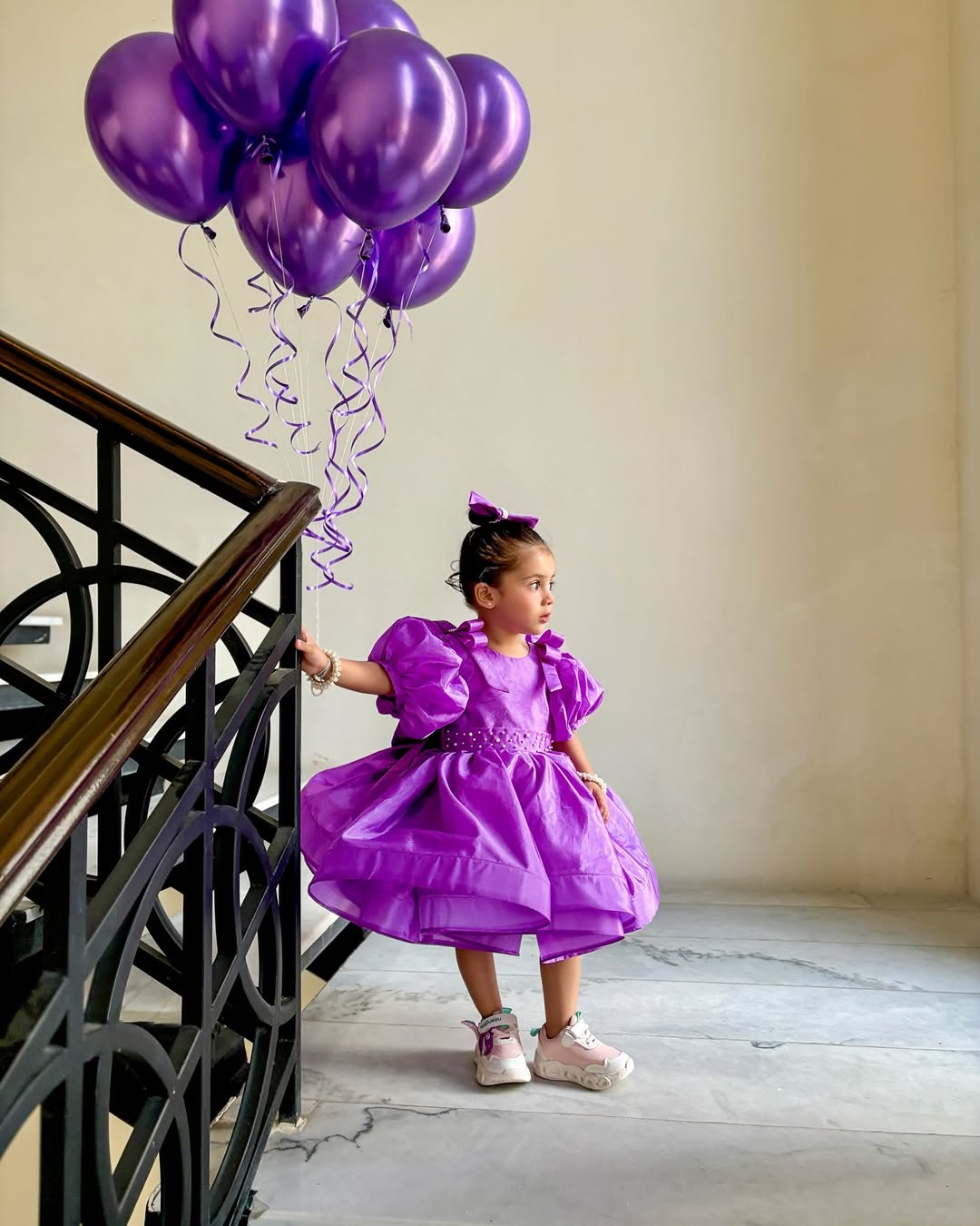 Fairy Twirl Puffy Birthday Party Wear Princess Gown