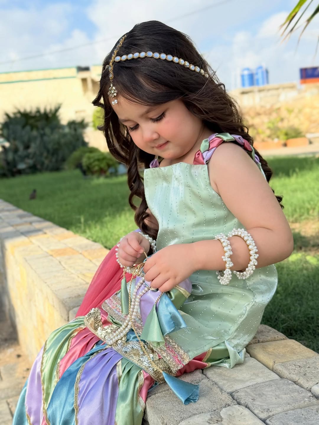 Rose Dusk Heirloom Sharara Set